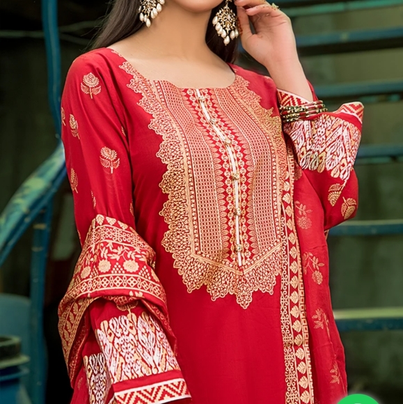 Pakistani 1 piece screen print kameez/Kurta FINAL PRICE - Picture 2 of 9